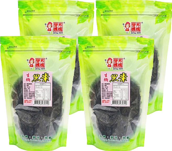譽方媽媽 生機黑棗, 300g, 4包