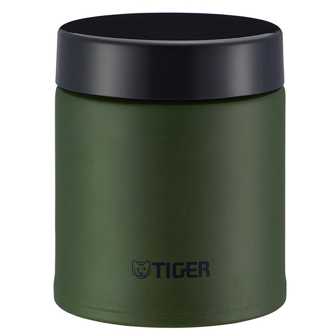 TIGER 虎牌 抗菌加工 保溫真空食物罐 MCJ-K050 森林沁綠, 500ml, 1個