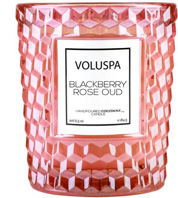 VOLUSPA 黑莓玫瑰 經典蠟燭 6.5oz/184g, 184g, 1入