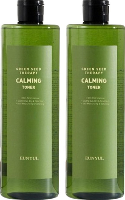 eunyul 綠籽鎮靜化妝水, 500ml, 2瓶