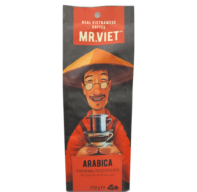 MR.VIET 阿拉比卡咖啡豆, 250g, 1包, 咖啡豆(無研磨)