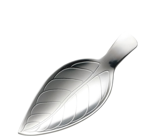 SALUS 佐藤金屬 葉子茶葉匙, 銀色, 1個
