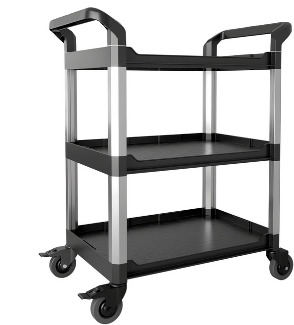 SHUTER 樹德 小幚廚3層手推車 T3, 黑