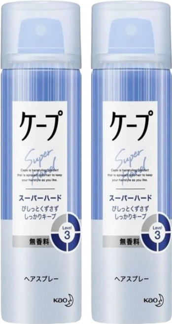 Kao 花王 Cape 速乾持久定型噴霧 無香, 50g, 2瓶