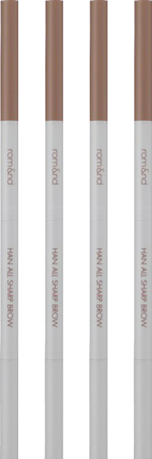 rom&nd 台灣公司貨 根纖尖頭眉筆 0.05g, W3 Merry Blondy, 4件