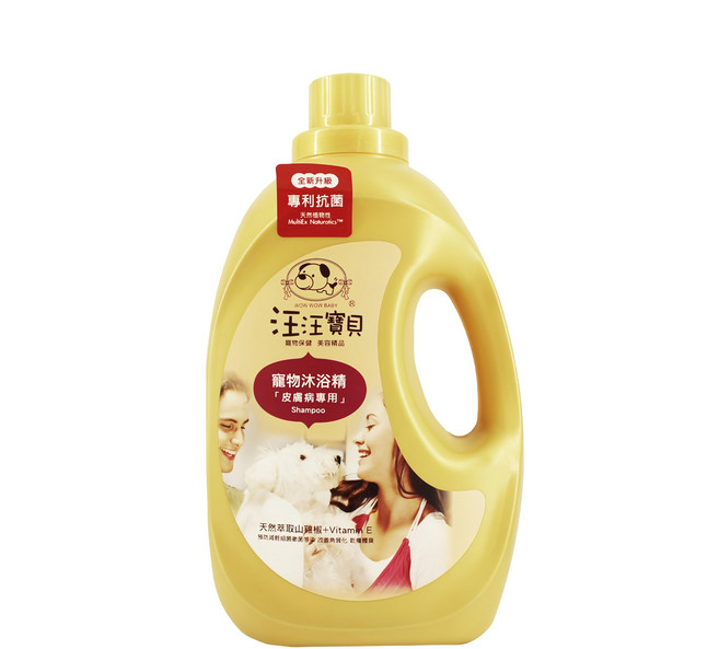 wow wow baby 汪汪寶貝 沐浴精 皮膚 抗菌, 3.5L, 1瓶