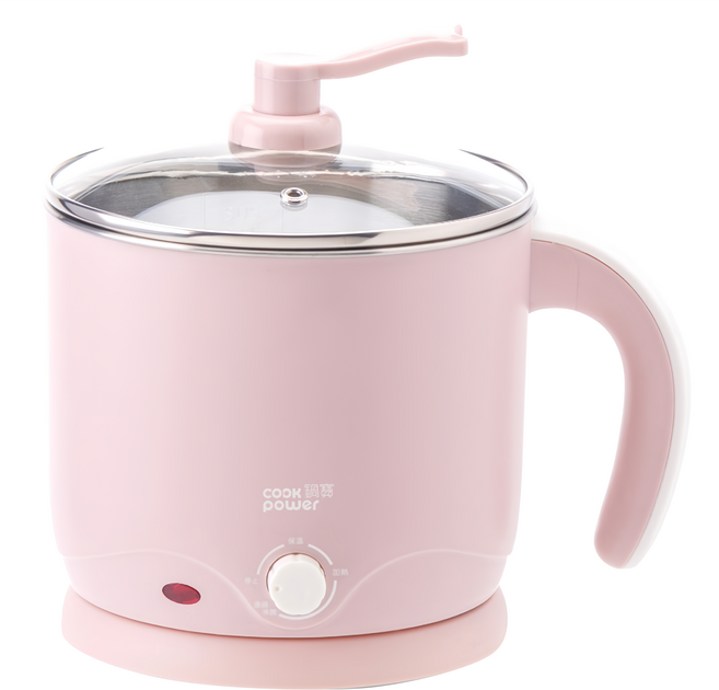 鍋寶 cook power 316雙層防燙多功能美食鍋 強化玻璃可立式鍋蓋 1.85L容量, BF-9166MP