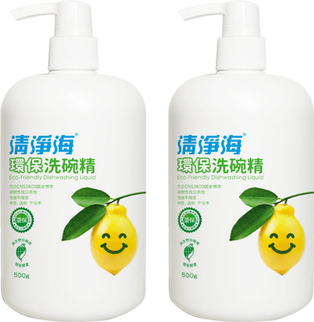 清淨海 環保洗碗精, 500g, 2瓶