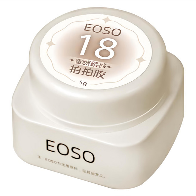 EOSO 拍拍膠, 18 蜜糖柔棕, 5g, 1罐