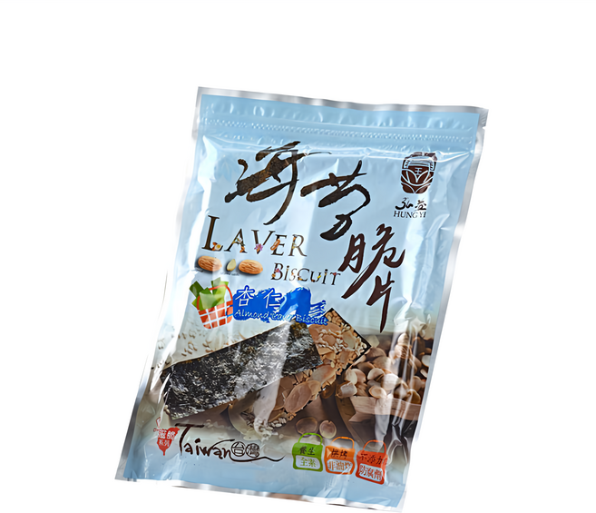 弘益 海苔杏仁脆片, 40g, 1包
