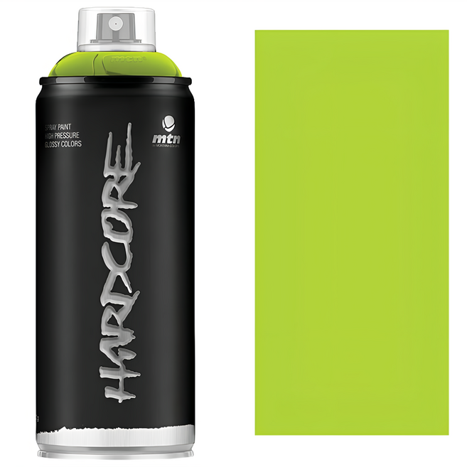 mtn hardcore 塗鴉噴漆 亮綠色 rv-4 mtn-h0004, 400ml, 1入