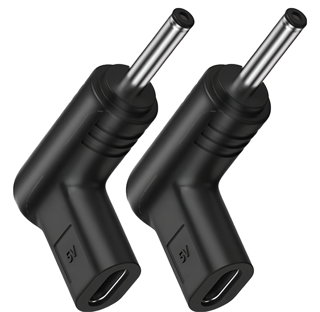 UniSync Type-C母轉DC公PD誘騙轉接頭 12V 3.0*1.1mm, 單一商品, 2個