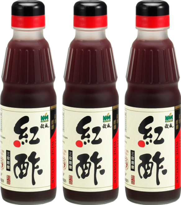 KOKUMORI 穀盛 紅醋, 300ml, 3瓶
