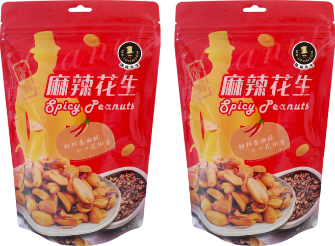 MR.JOHNSON 強森先生 一番 辣豆 枕包, 130g, 2袋