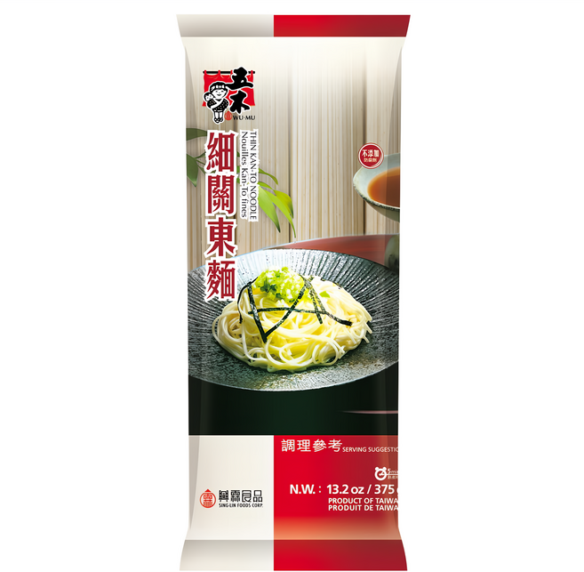 五木 細關東麵, 375g, 1包