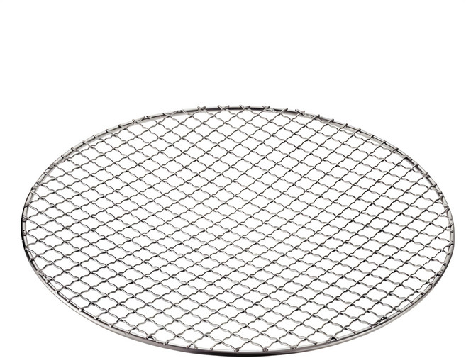 點秋香 明洞 正304不鏽鋼 燒烤波浪網 安全‧無毒‧衛生, 1個, 29.5cm x 29.5cm