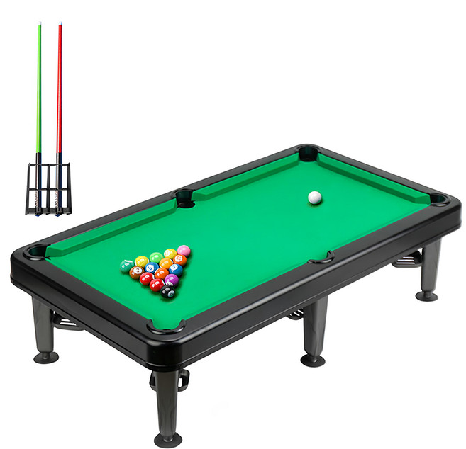 仿真趣味迷你撞球桌 親子互動娛樂, 1組, 綠色