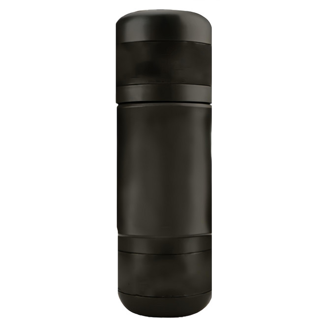 手壓咖啡機 便攜式/膠囊咖啡機/濃縮咖啡機/手磨咖啡機 咖啡器 + 咖啡杯 + 湯匙 + 水箱 + 過濾器 19 x 6 x 6cm, YS17081682, 黑色