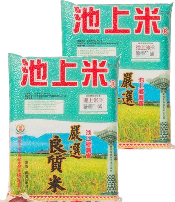 池上鄉農會 良質米, 3.5kg, 2包