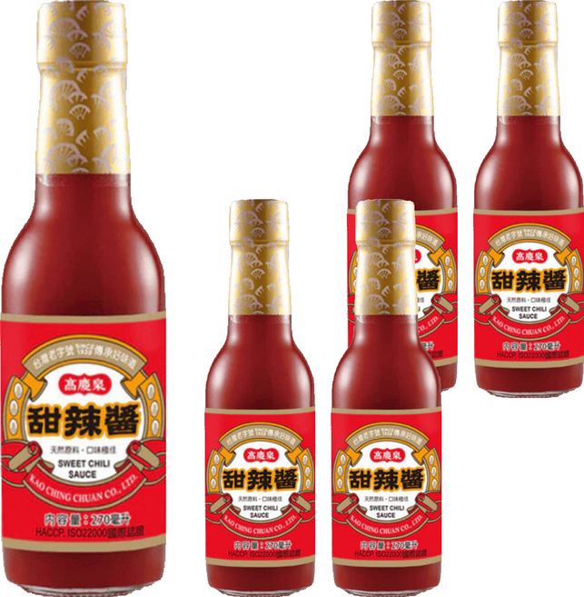 高慶泉 甜辣醬, 270ml, 5瓶
