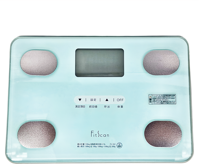 TANITA 塔尼達 四合一體組成計, FS-102, 粉綠, 1個