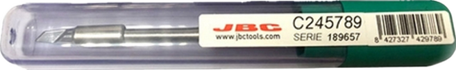JBC 烙鐵頭 刀形鑿形圓錐, C245-966, 1支
