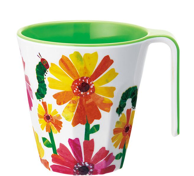 Skater 美耐皿水杯 300ml 直徑90 x 111 x 91mm, 好餓的毛毛蟲, 1個