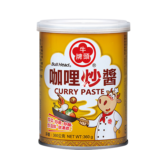牛頭牌 咖哩炒醬, 360g, 1罐