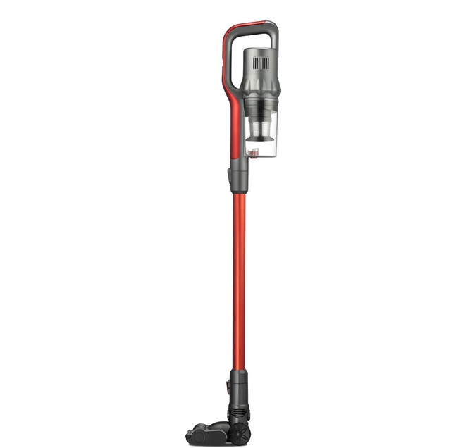 CHIMEI 奇美家電 LED電動地刷 手持 強力氣旋吸塵器, VC-HUNPH0, 黑色/紅色