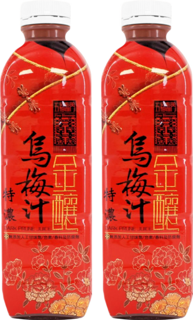 RUHN CHAN 潤之泉潤心田 金釀烏梅汁, 1L, 2瓶