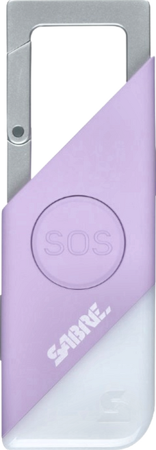 SABRE 沙豹 2合1 S.O.S 隨身警報器 + LED 130dB 1800 ft 音頻範圍, 1個