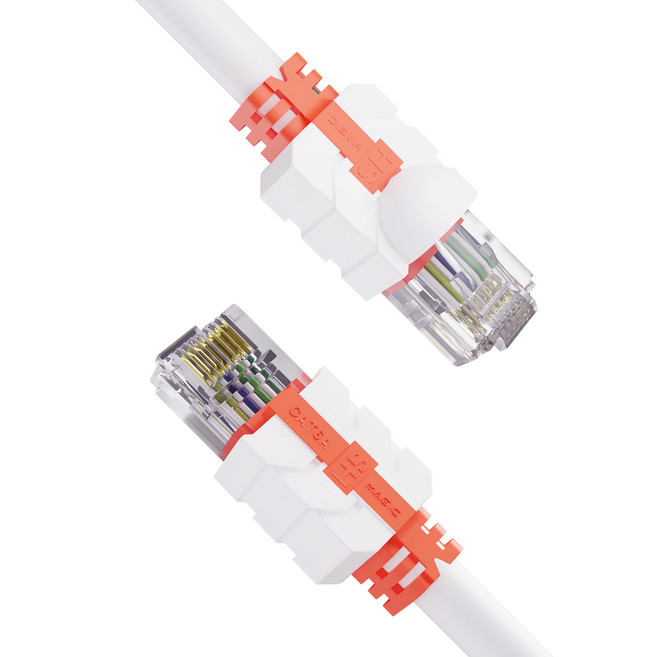 MAGIC 鴻象科技 Cat 6A 超高速傳輸網路線/圓線, 1個, 白色, 3m