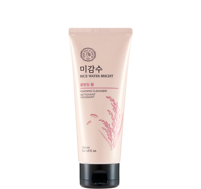 THE FACE SHOP 菲詩小舖 台灣公司貨 丰米水活洗面乳, 150ml, 1條