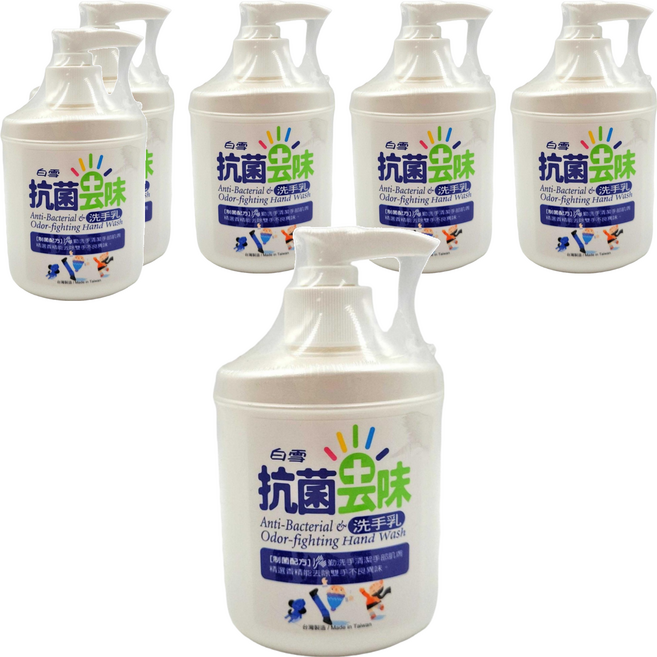Snow White 白雪 抗菌去味洗手乳, 250g, 6瓶