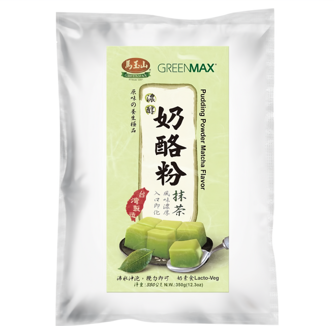 馬玉山 濃醇奶酪粉 抹茶風味, 1個, 350g