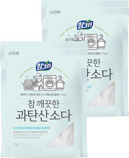 Chamgreen 過碳酸鈉蘇打粉 無香, 1kg, 2包