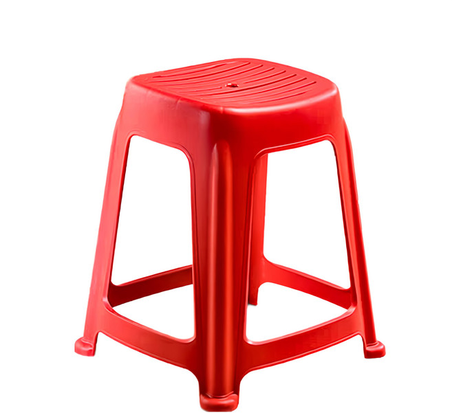 KEYWAY 聯府 花園止滑椅 39.9 x 36.3 x 47cm, 紅色, 1個