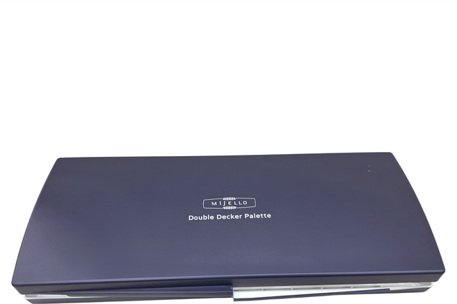MIJELLO 美捷樂 angle 雙層水彩調色盤 40格 370x180x30mm, 1個