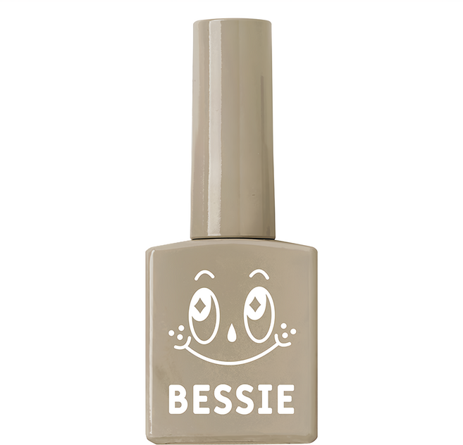 BESSIE 七彩系列 美甲凝膠, BG08 灰霧棕, 11ml, 1瓶