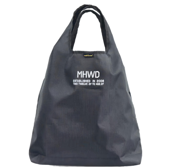 Matchwood Reusable 環保手提購物袋 黑色 11.6L 抗撕裂尼龍帆布