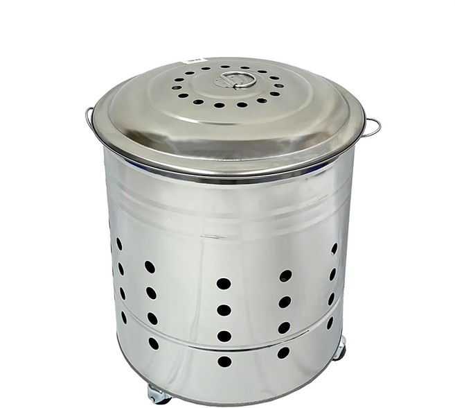 快速燃燒金爐 #430不鏽鋼材質 含蓋, 1個