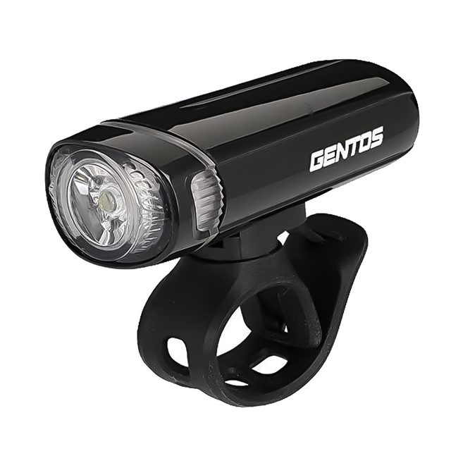 GENTOS 自行車燈 60流明 IPX4 型號XB-50D, 黑色, 1個