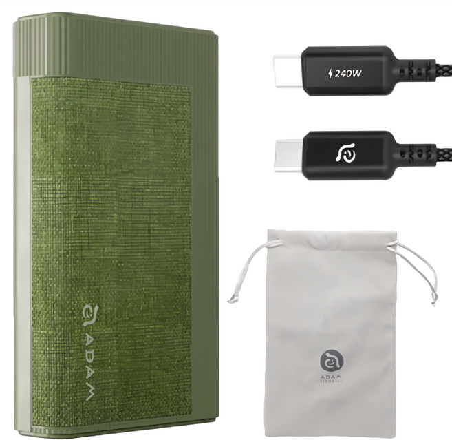 ADAM elements 亞果元素 100W GRAVITY Pro 極速快充行動電源-20000mAh 2C+1A, 綠色