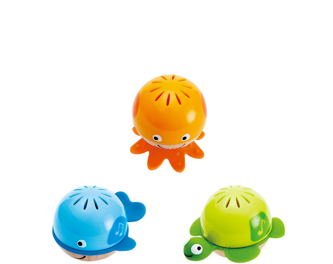 Hape 海洋動物吸盤沙鈴組, 1組, E0330