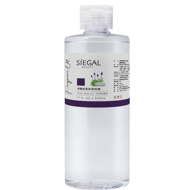 SIEGAL BEAUTY 思高美妝 水溶性精油, 1個, 500ml, 海鹽鼠尾草與柑橘