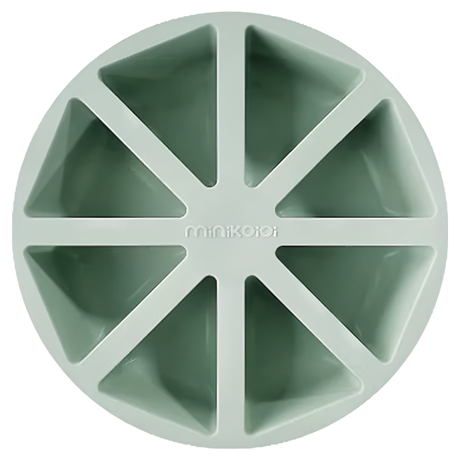 MiNiKOiOi 三角造型矽膠模具, 抹茶綠, 70ml, 1個