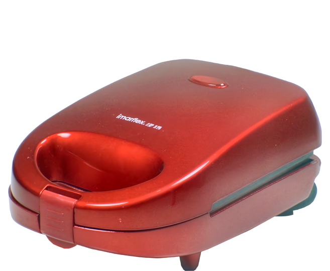 imarflex 伊瑪 鬆餅機 188 x 137 x 350mm 紅色 1950g, IW-733