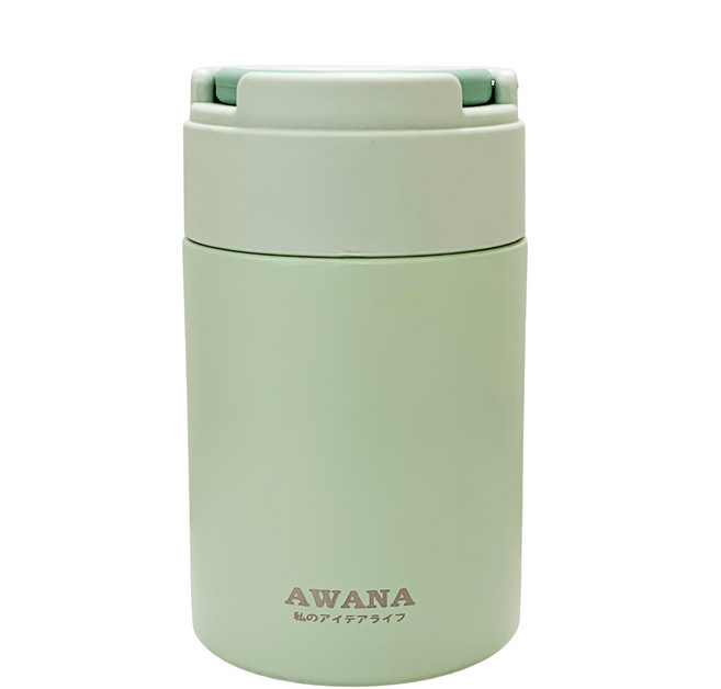 AWANA 手提簡約悶燒罐 MH-500, 1個, 500ml, 淺豆綠
