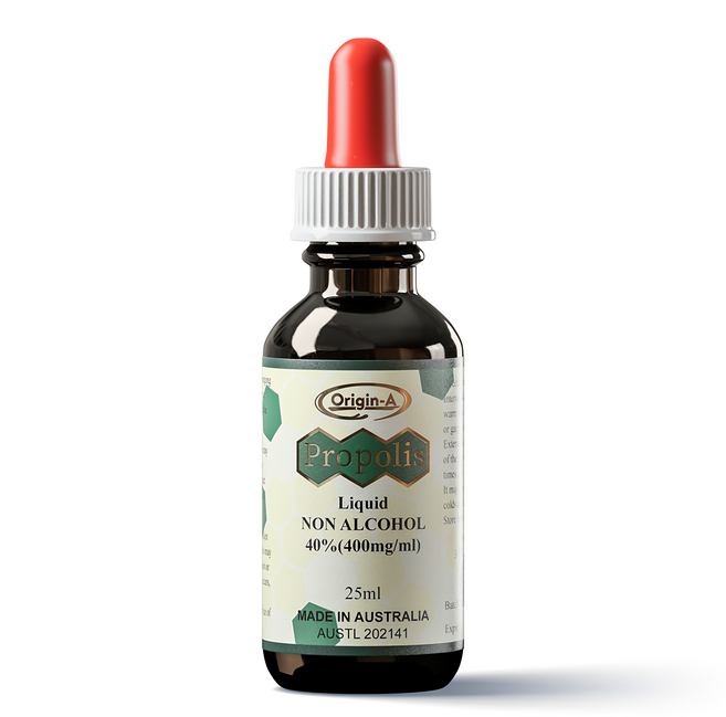 AUZ BEES 澳蜜工坊 Origin-A 蜂膠滴劑 40% 無酒精, 1瓶, 25ml