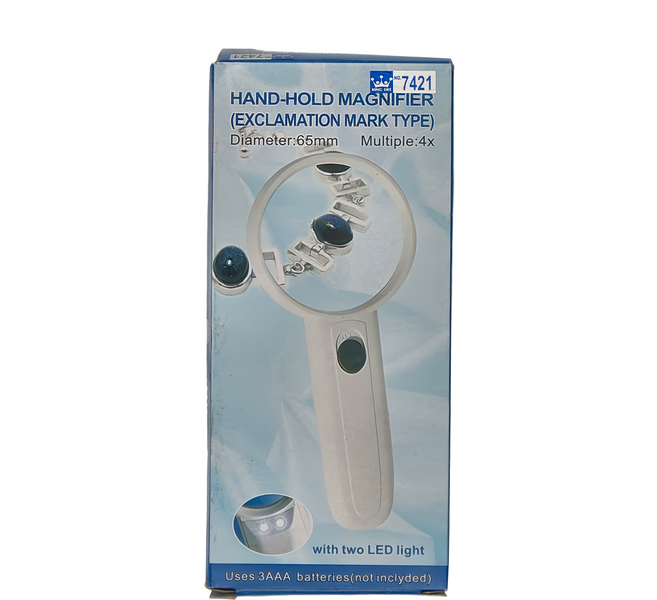 Life 徠福 LED 照明放大鏡 2.5 65mm, NO.7421, 1個